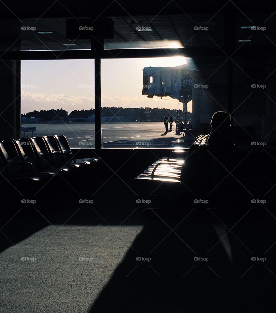 waiting for boarding 