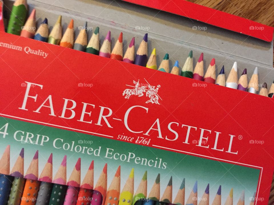 Colored pencils