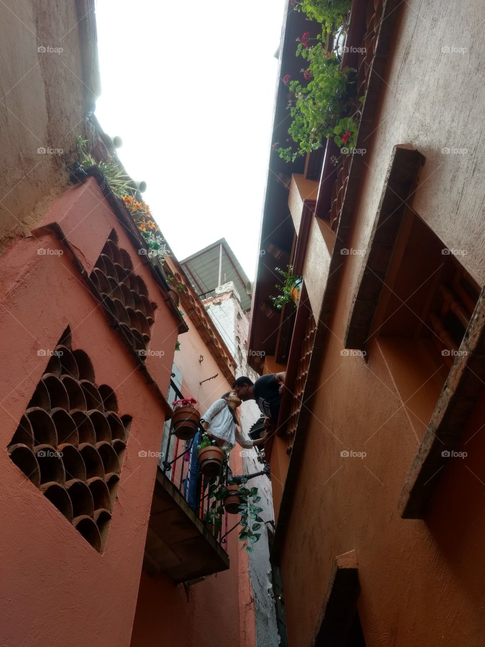 Kiss alley in Guanajuato