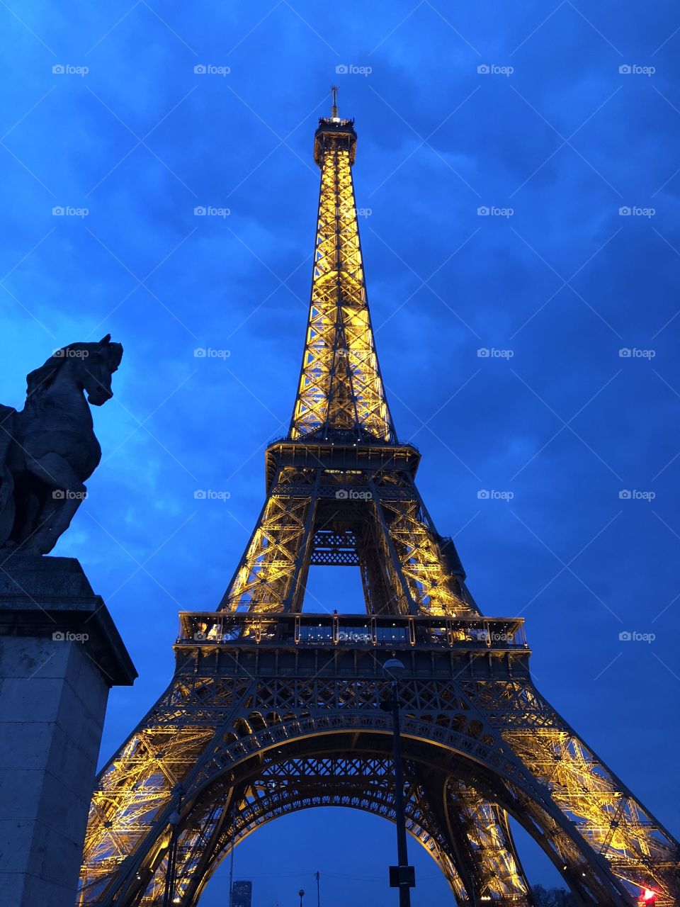 Eiffel Tower at Dusk
