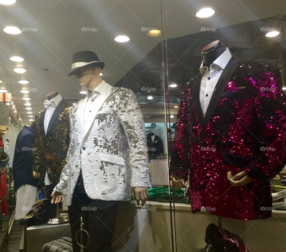 Sequined suits 