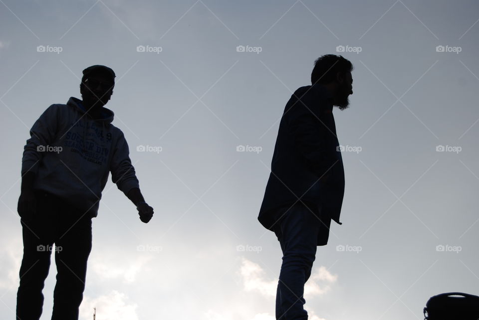 Man, People, Silhouette, Business, One