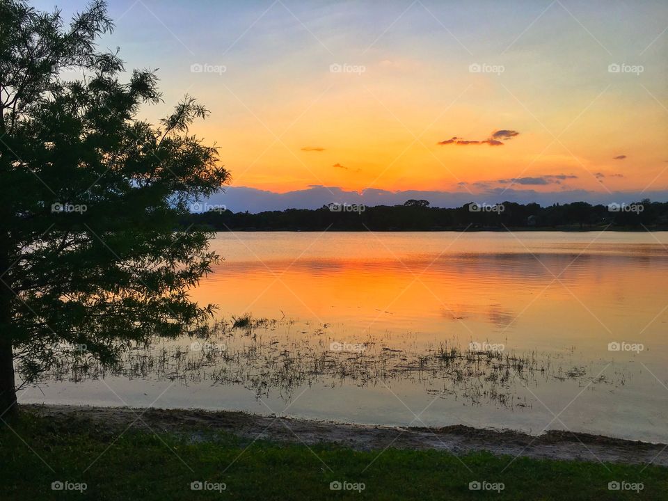 Dawn, No Person, Sunset, Water, Landscape