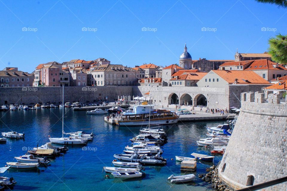 Dubrovnik city port