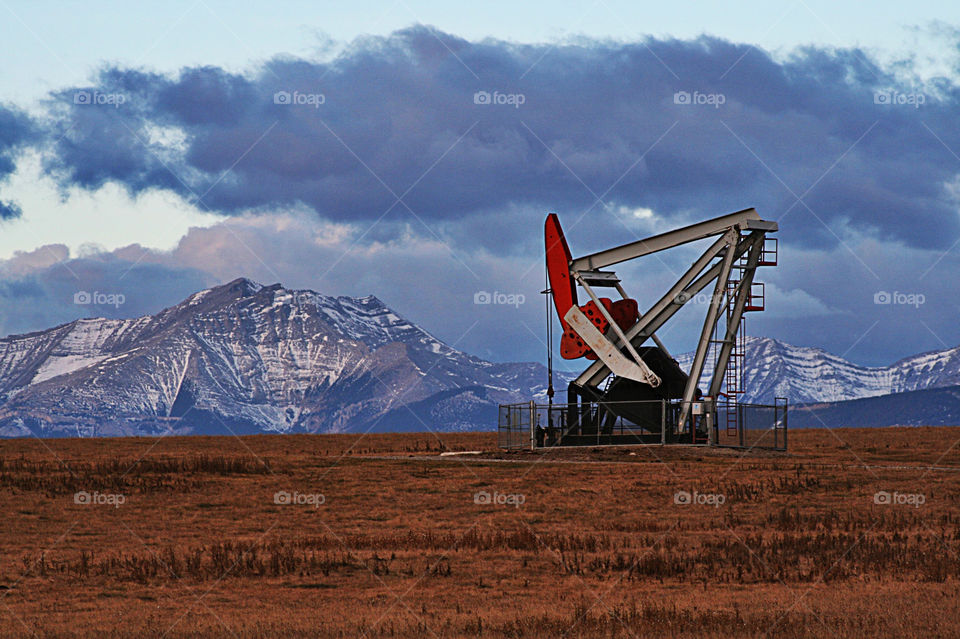 mountains power oil energy by redrock