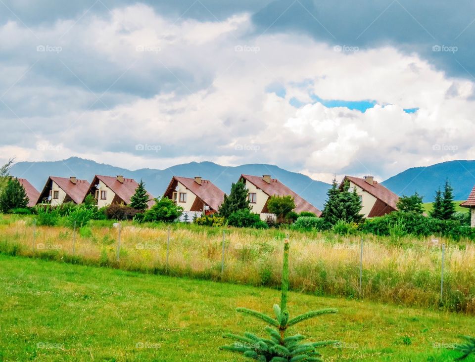 beautiful nature of Slovakia in summer