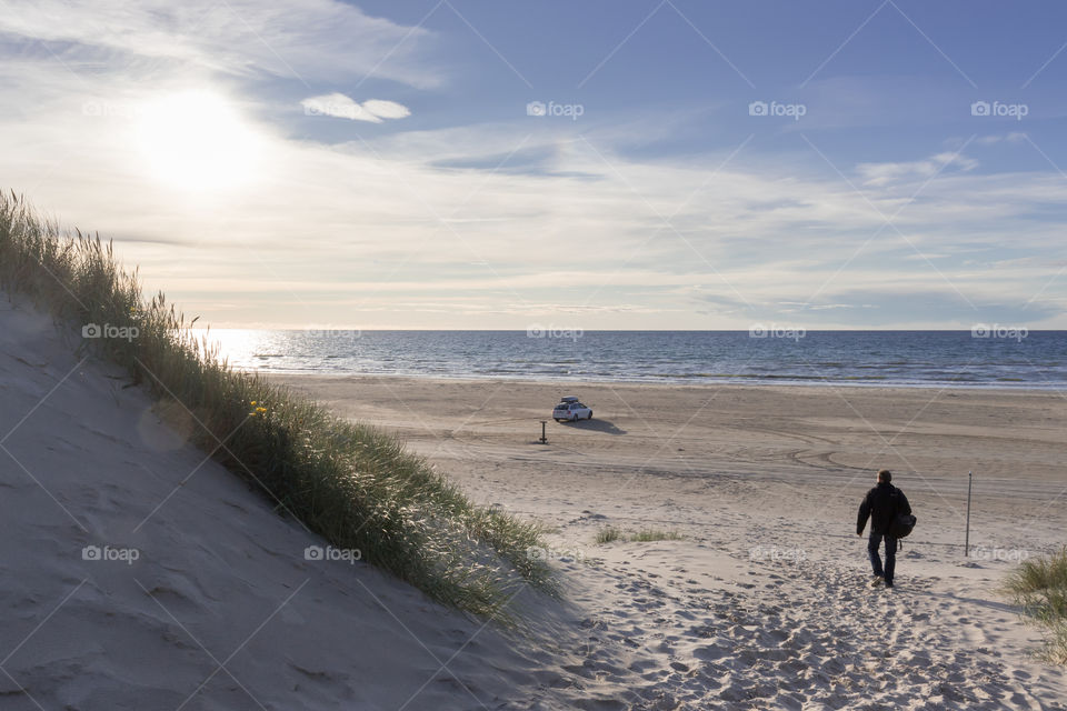 Parking at the beach