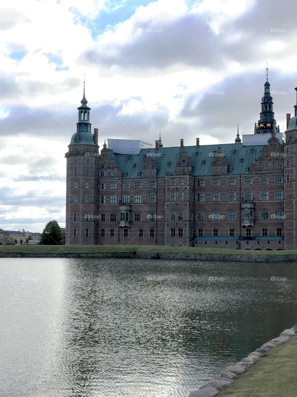 Frederiksborg Castle in (North of Copenhagen, Denmark)