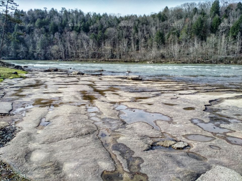 natural rock platform