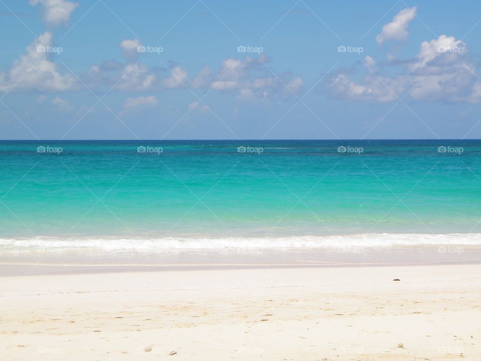 White sand beach 