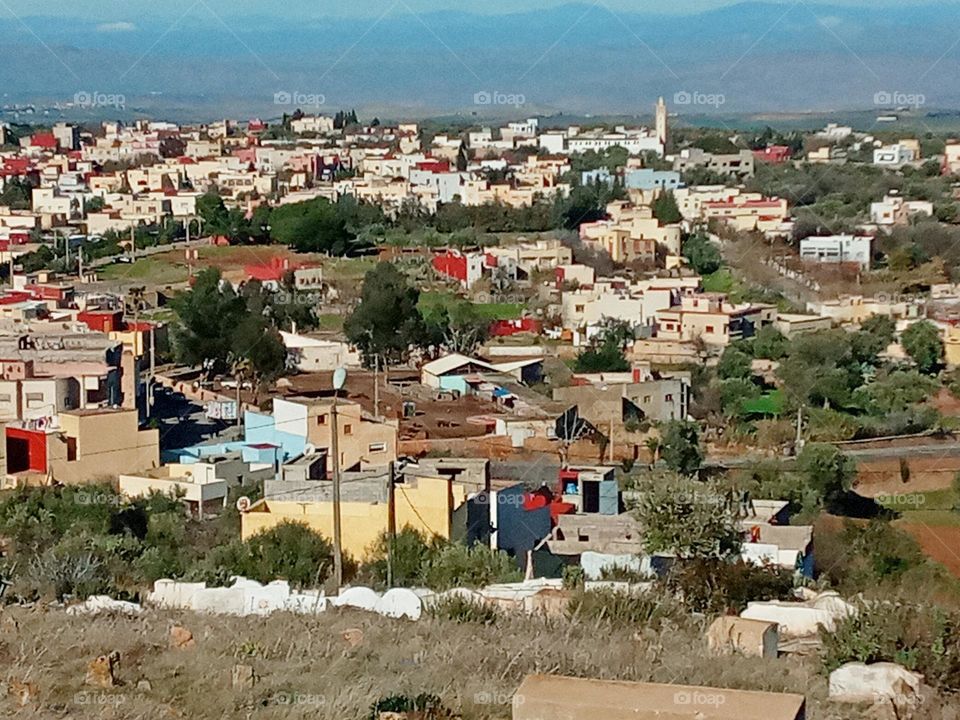 Population between the nature