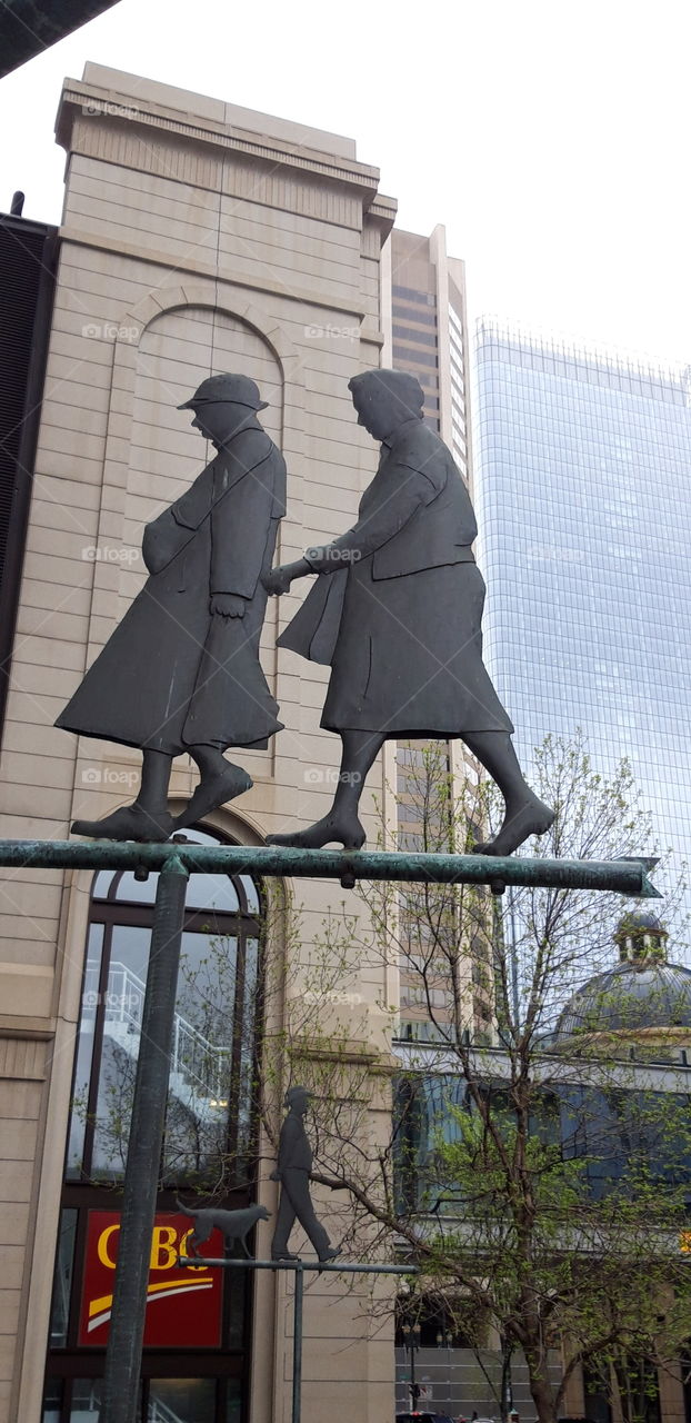 sculpture in Calgary Canada