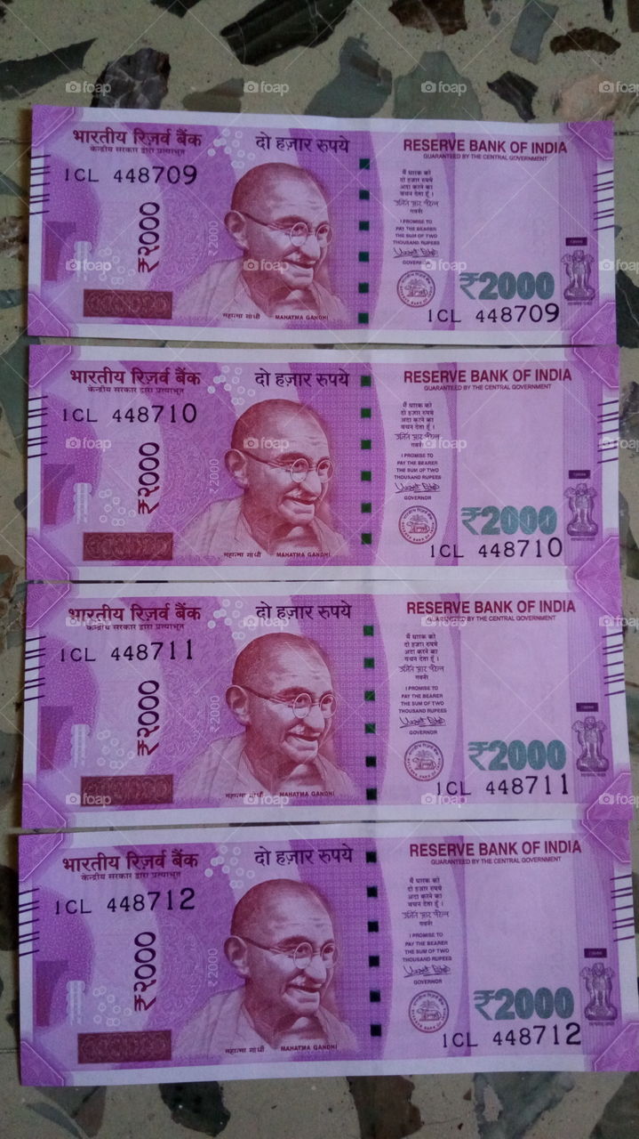 New Indian currency notes