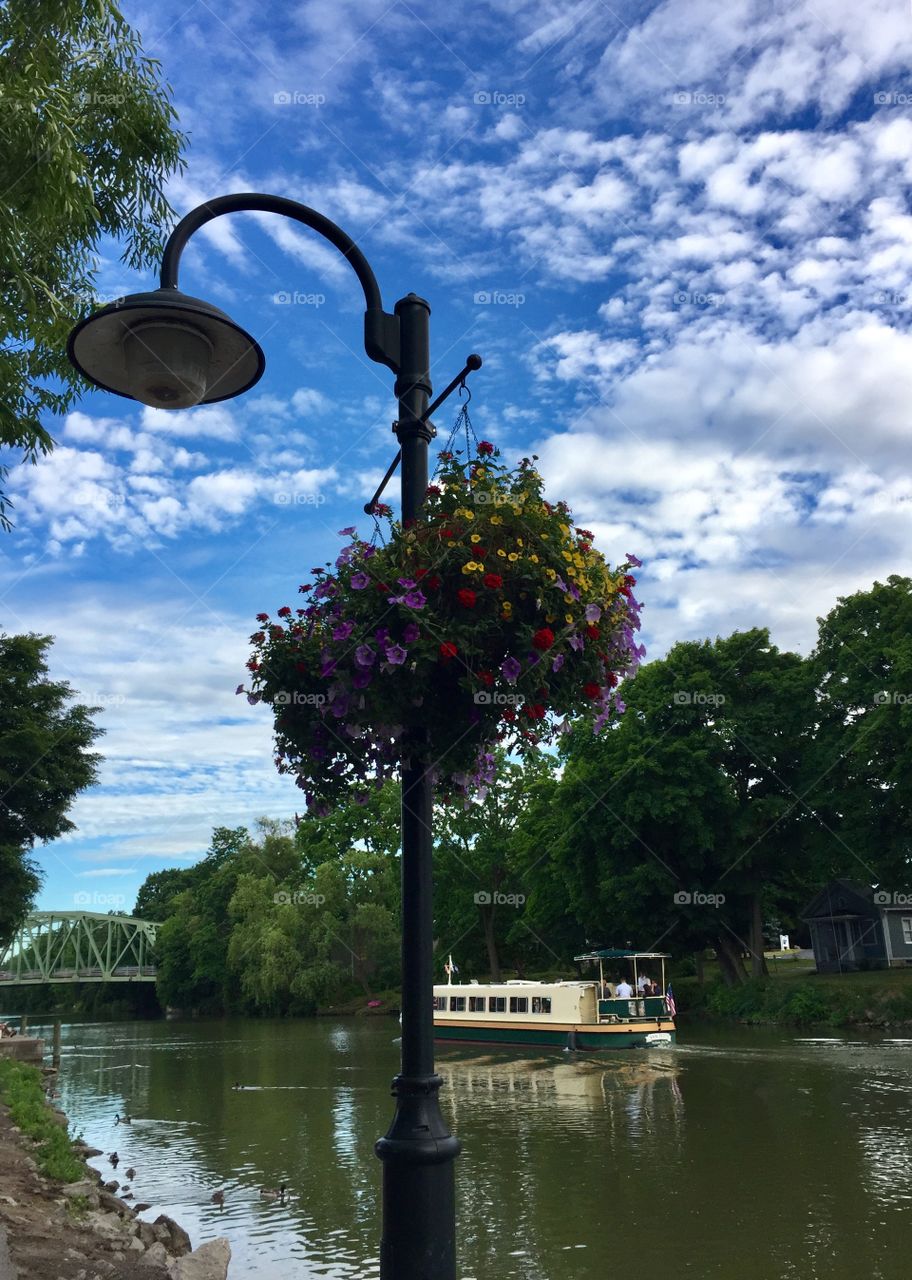 Sam Patch packet boat, Erie Canal