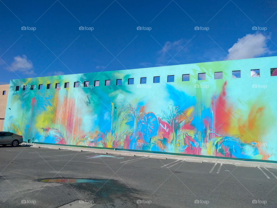 Colorful Abstract Wall