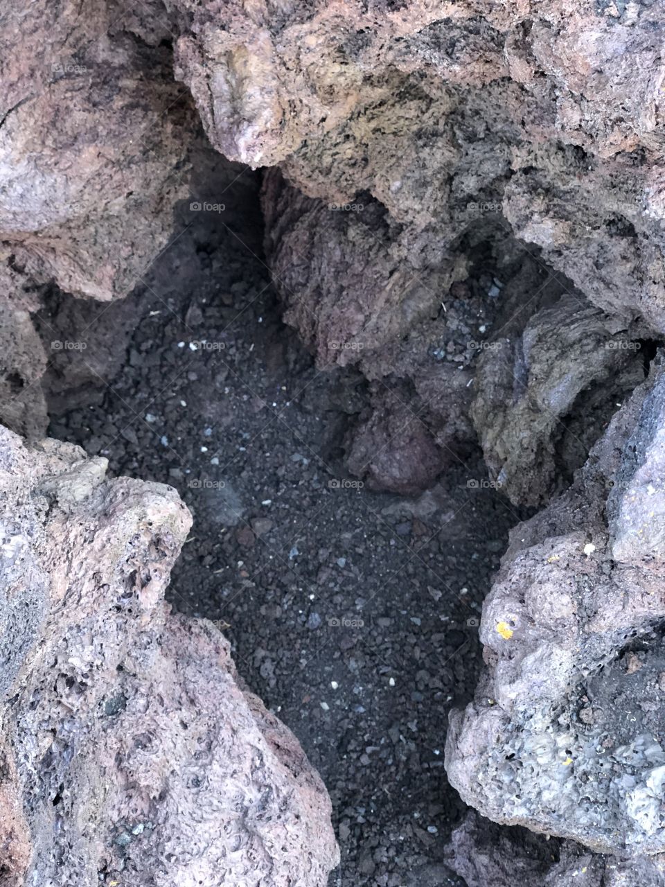 Volcanic pit at Craters of the Moon