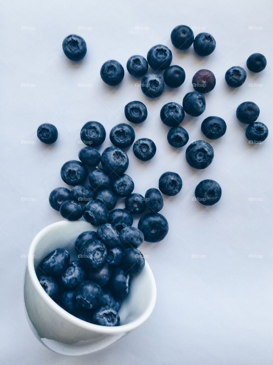 Blue blueberries