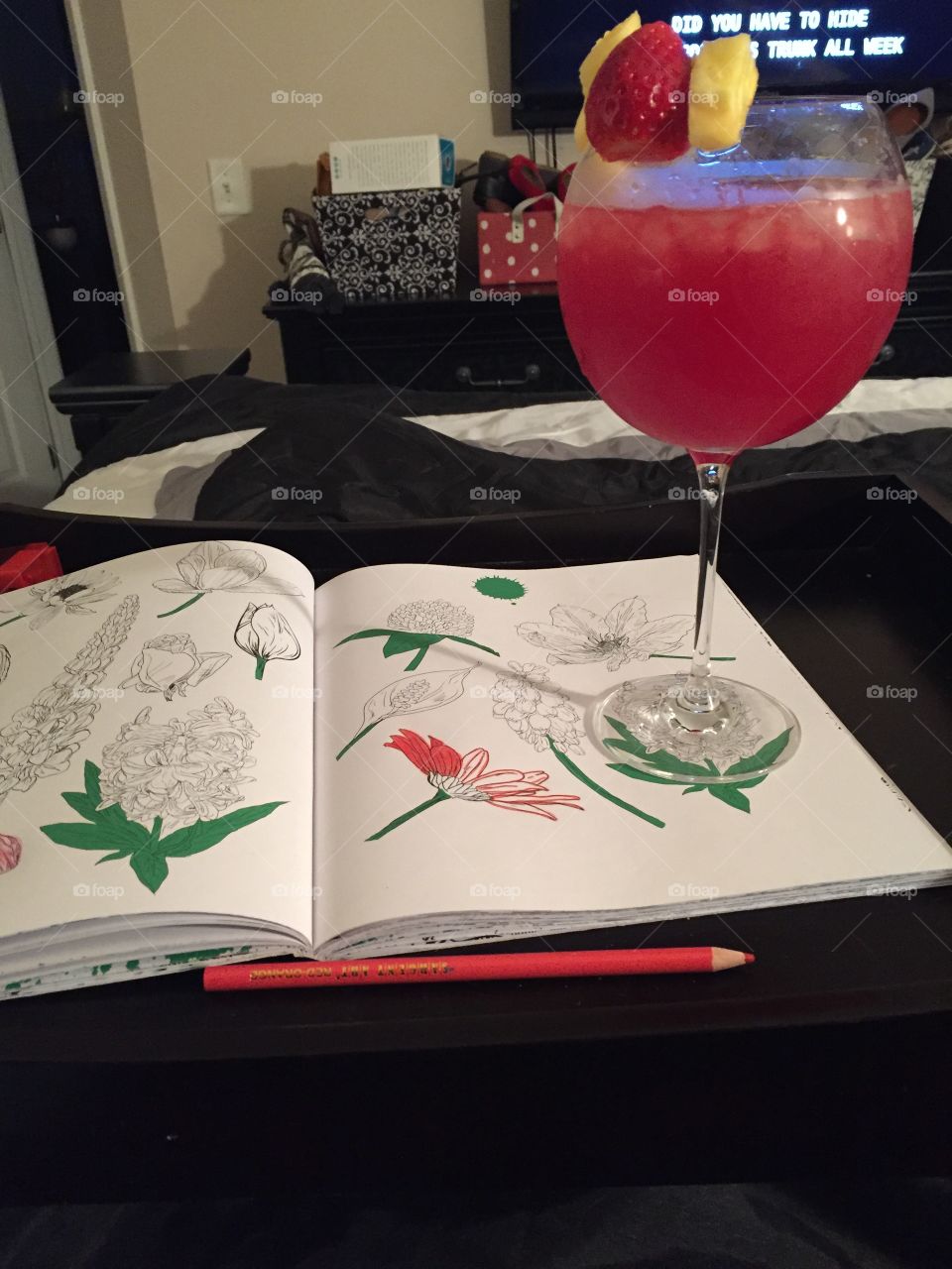 Coloring with a cocktail