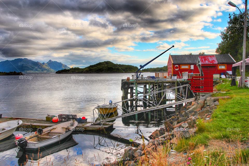 Lofoten landscape 