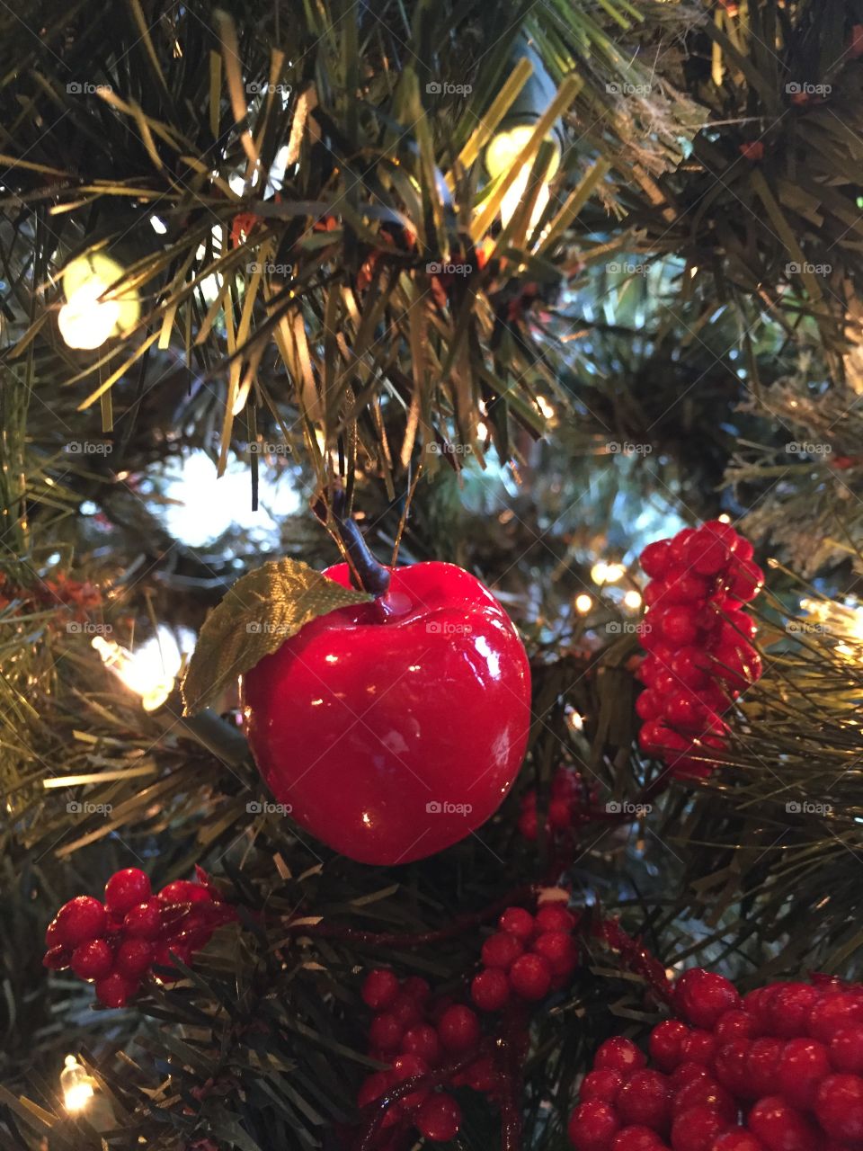 Red Christmas decorations