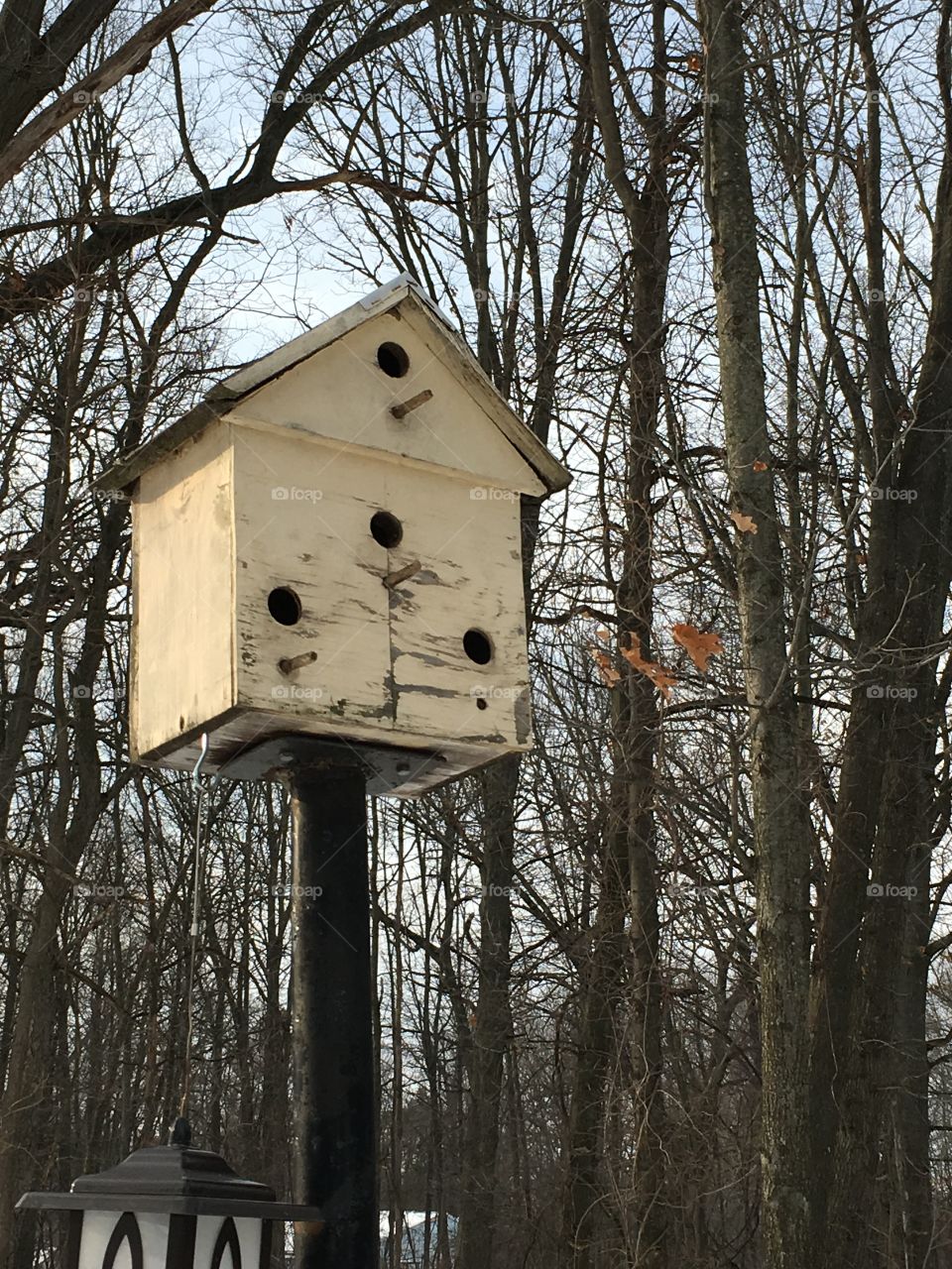 Old house bird house, as seen on Michigan farms