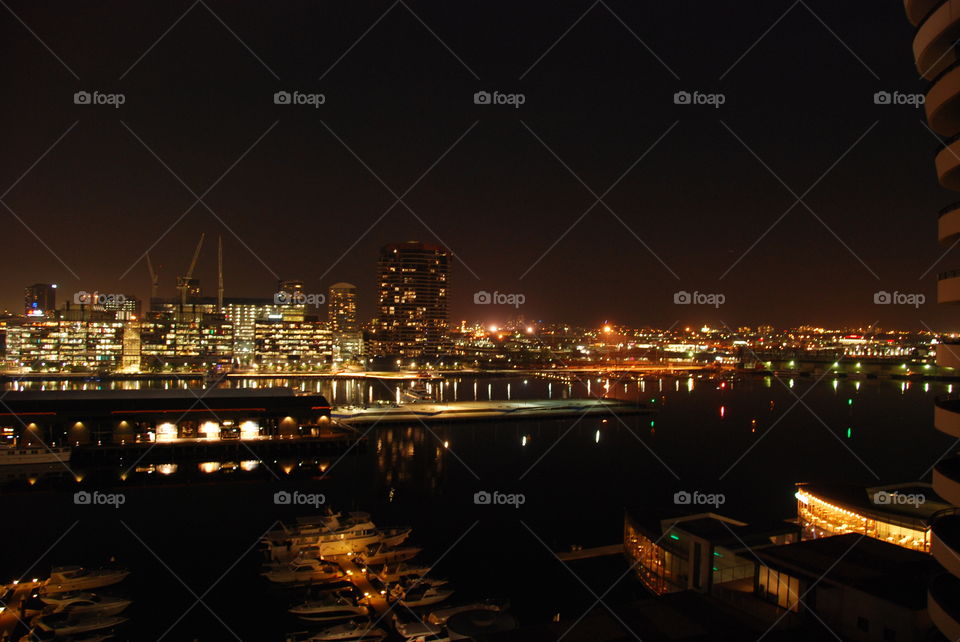Docklands Melbourne City in Lights