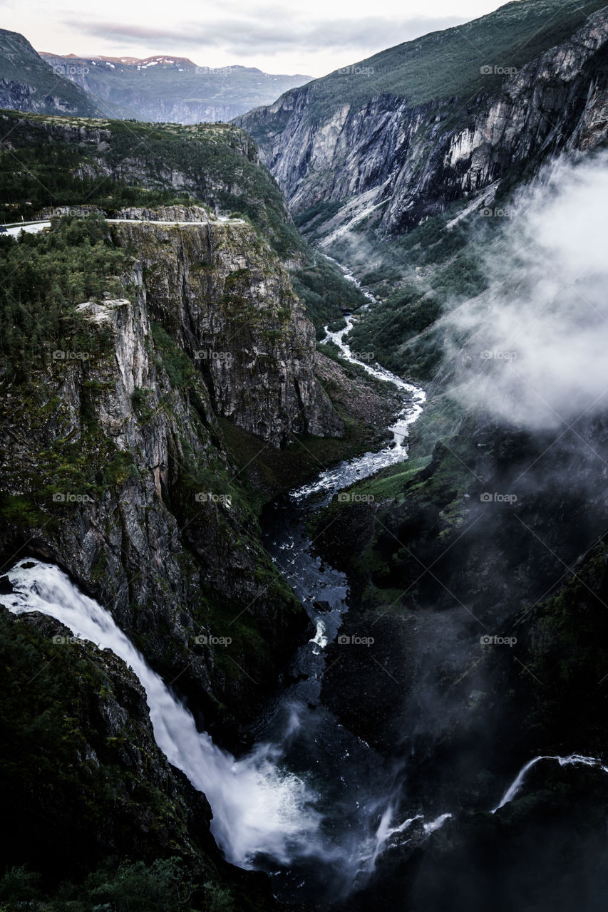 The Vøringfossen Waterfall