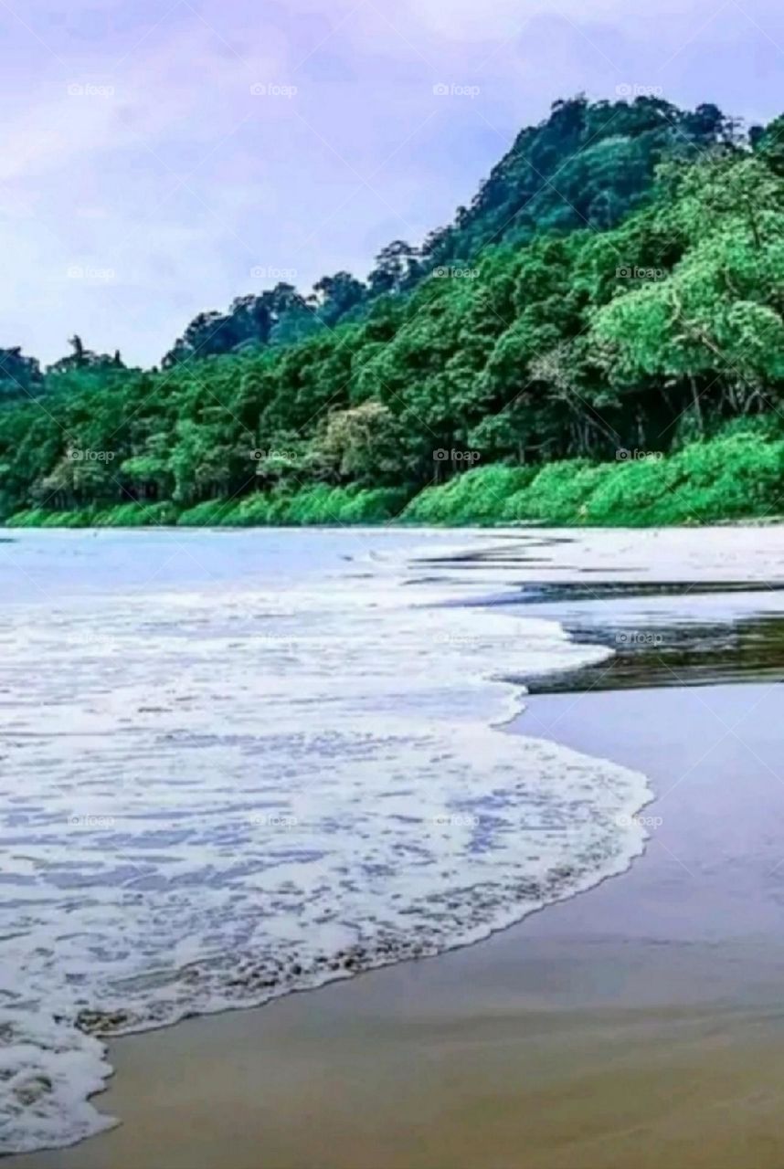 most beautiful and attractive view of the beach.