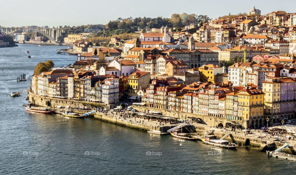 The city of Porto on the Rio Douro