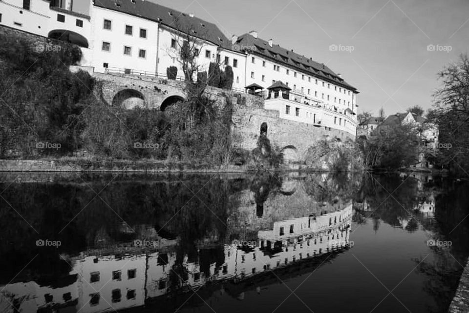 Castle#construction#lake#reflect