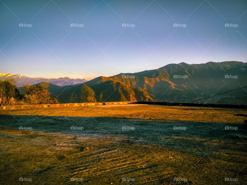 amazing mountains view