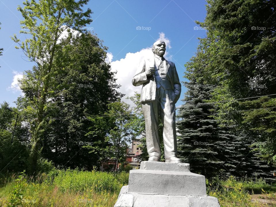 Summer Lenin Ivanovo Russia