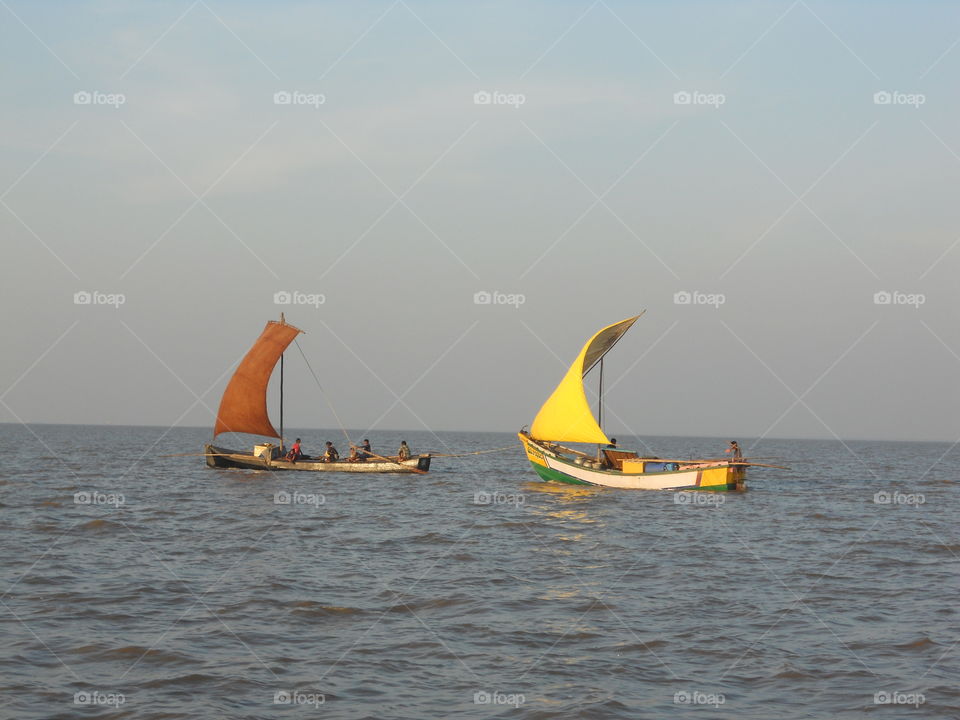Oceanic. Trip to Bay of Bengal ocean