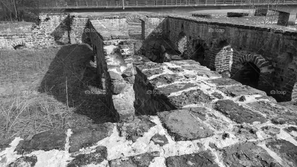 Black and White stone