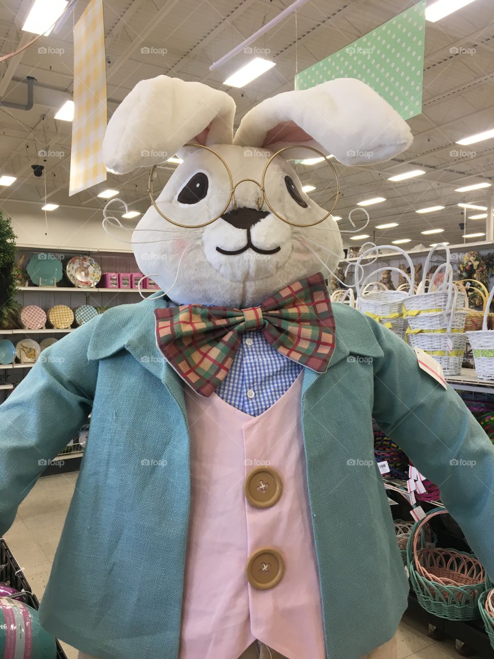 Giant bunny at Michaels 