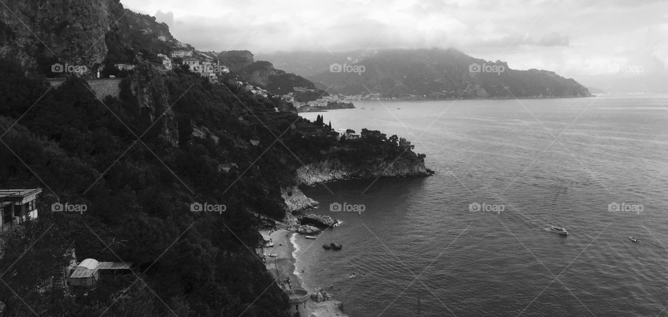 Moody day on Amalfi Coast, Italy
