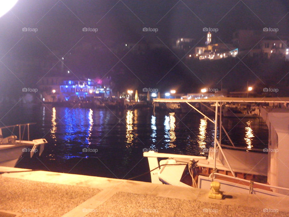 night in Skiathos island, Greece
harbour and boats