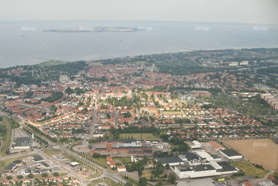 Landskrona from above