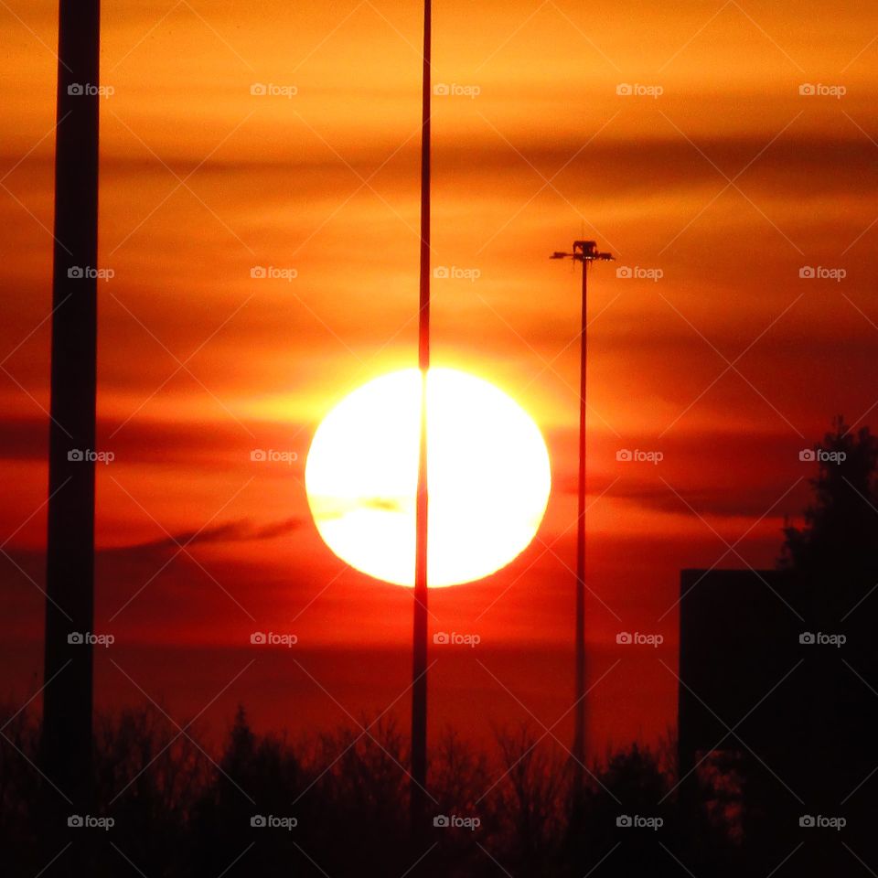 Sunrise silhouette. sunrise. clouds. Like home. Red Sky. taking in this spectacular View