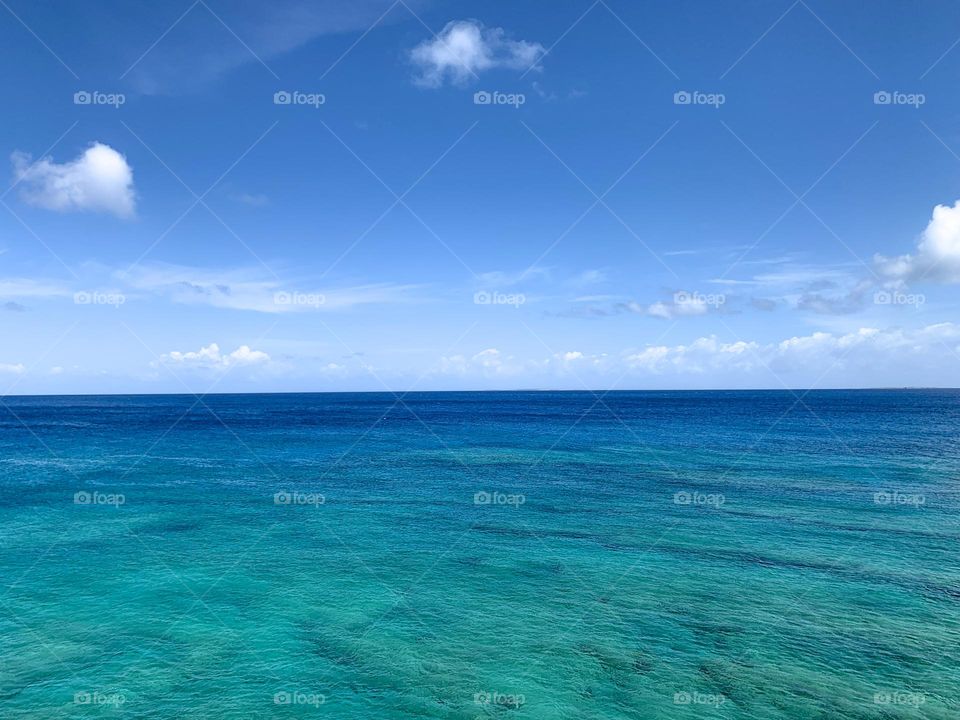 A simple yet beautiful seascape in Anguilla