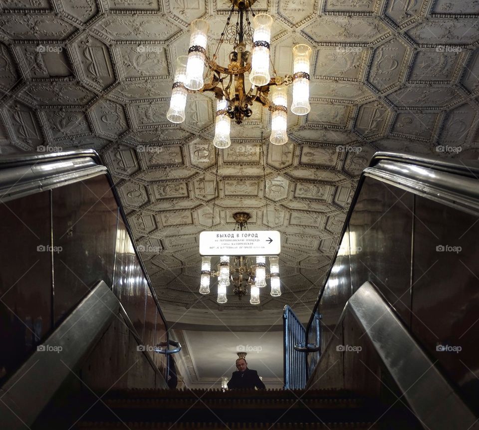 Subway light fixture. 