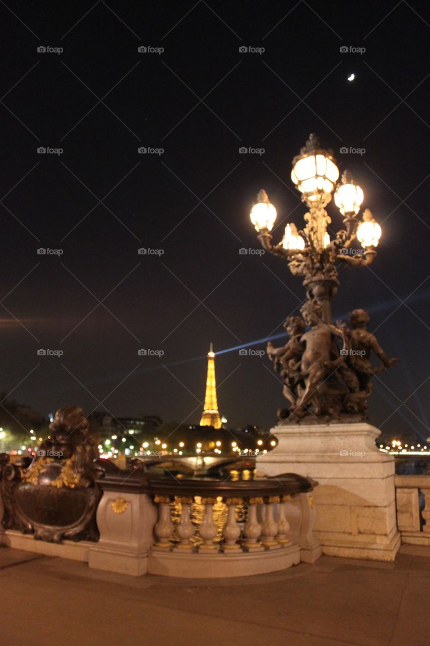 Paris at night