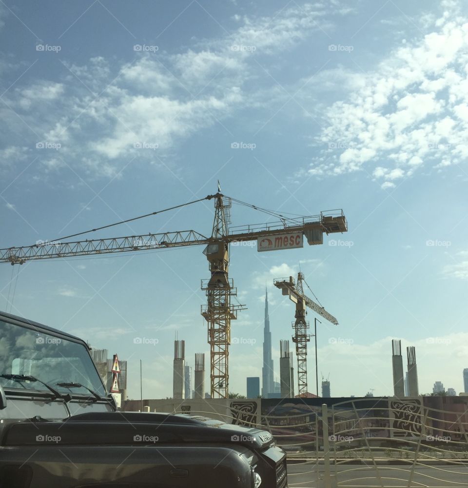 Dubai under construction 