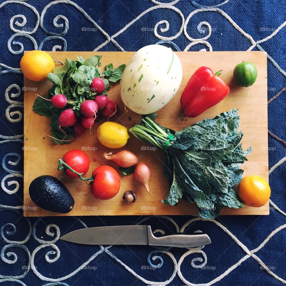 Healthy and fresh ingredients  makes for yummy dinner. 