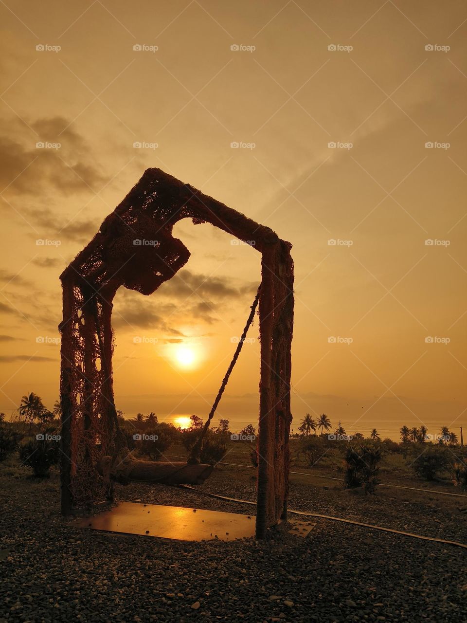 The first light of dawn in Taimali, Taitung County, Taiwan