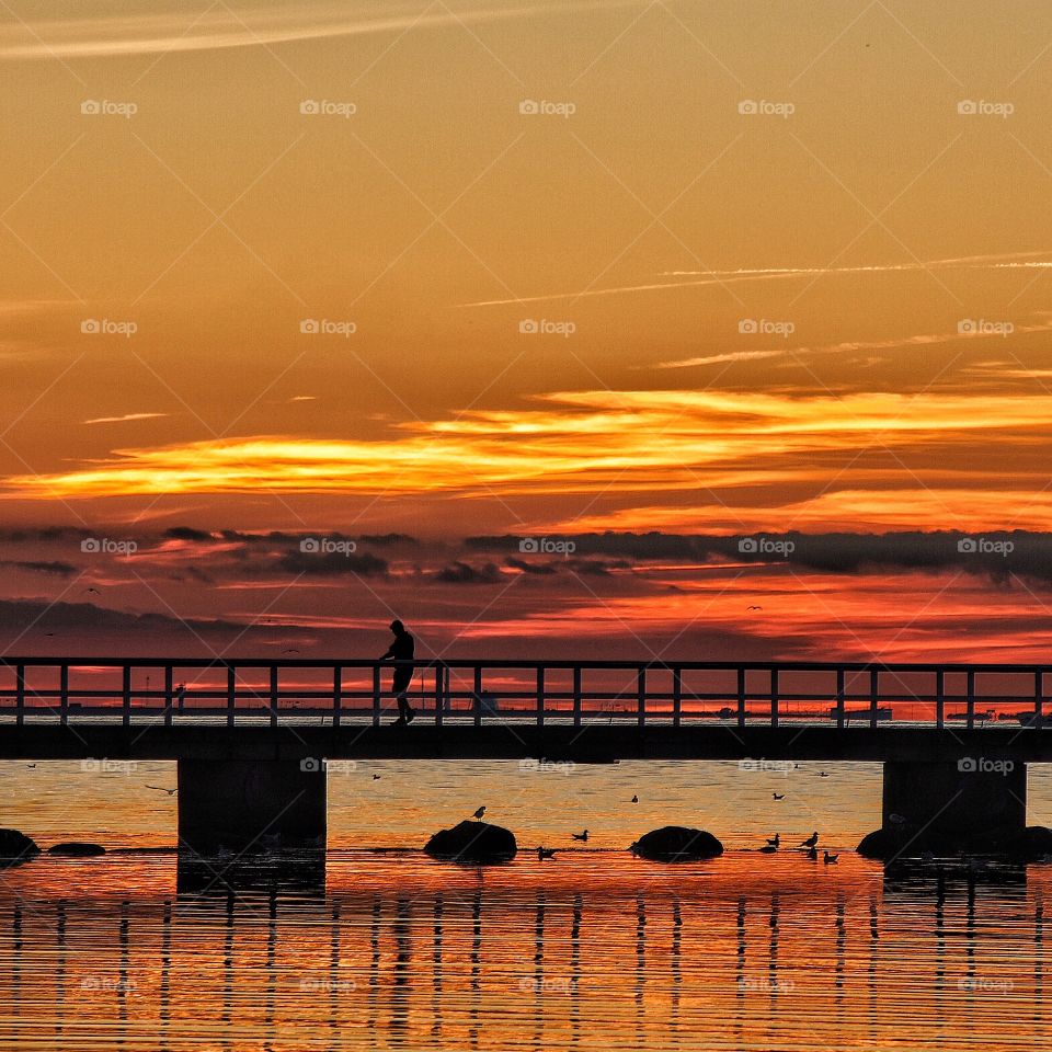 Jetty reflection 