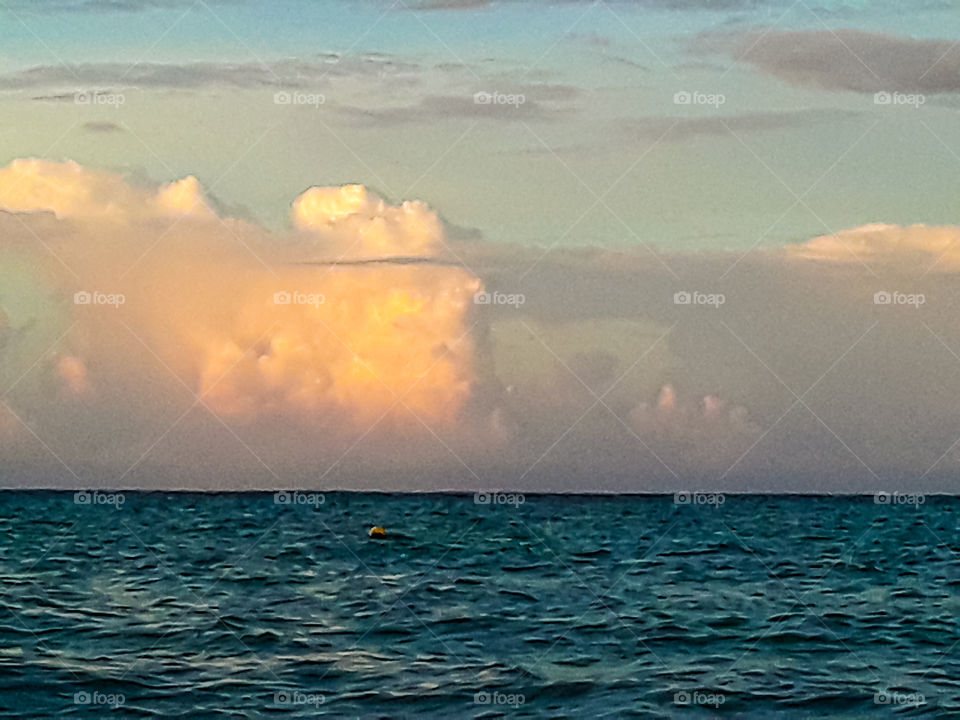 evening in the tropics. Dominican Republic is a beautiful country hugged by the ocean.