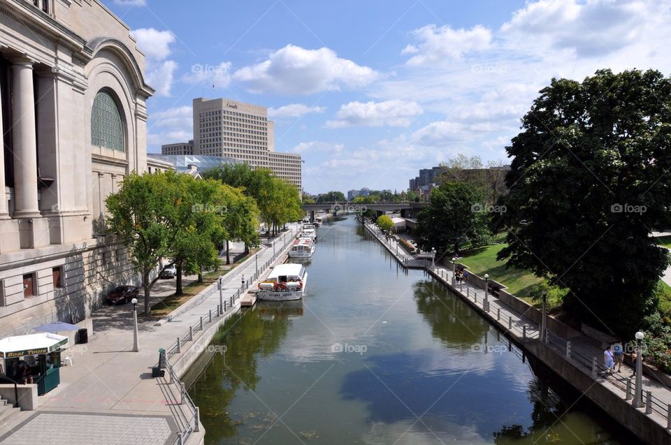 Canal rideau, ottawa, ecluse