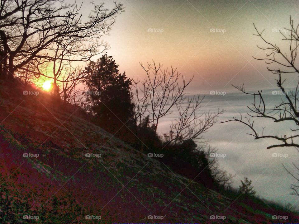 Sunrise at Fisher's Peak, NC