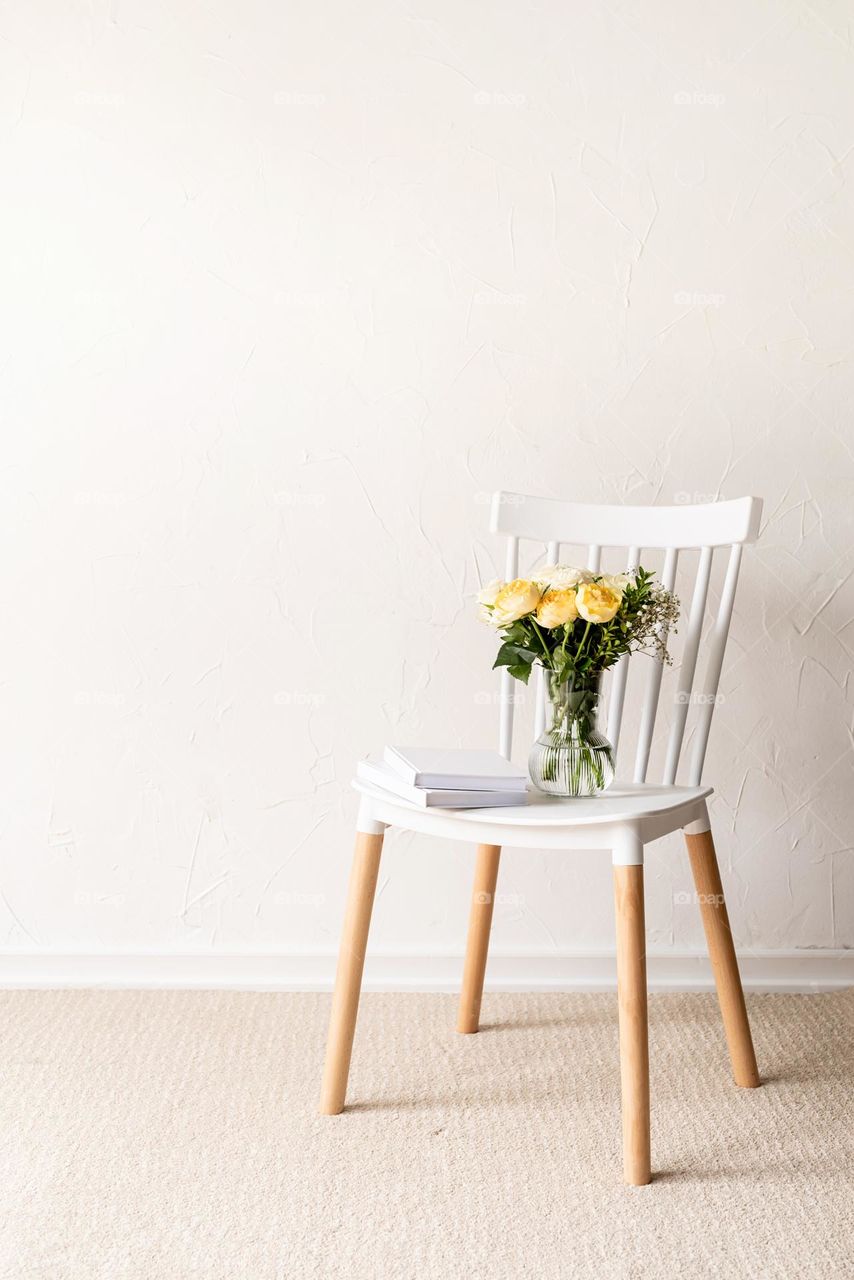 white chair